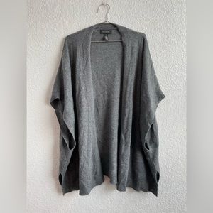 Halogen Grey Cashmere Sweater OS